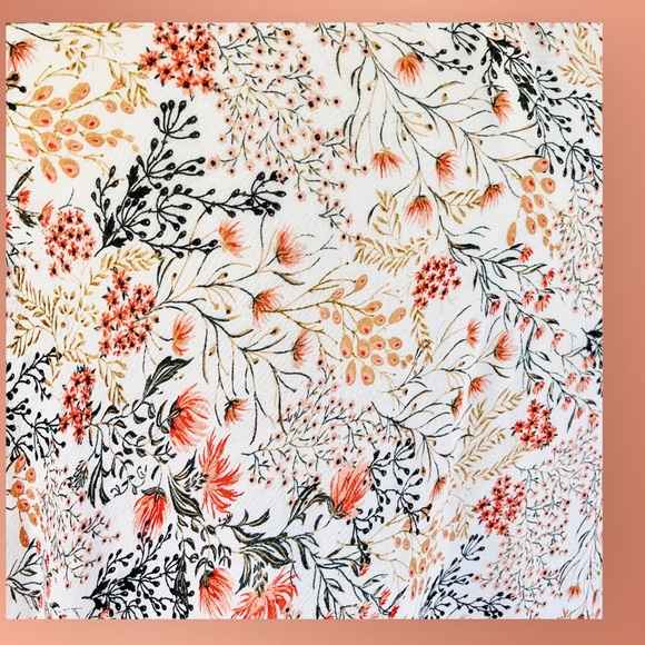 Floral Chiffon Kimono Cardigan Short Sleeve Blouse - Picture 2 of 9